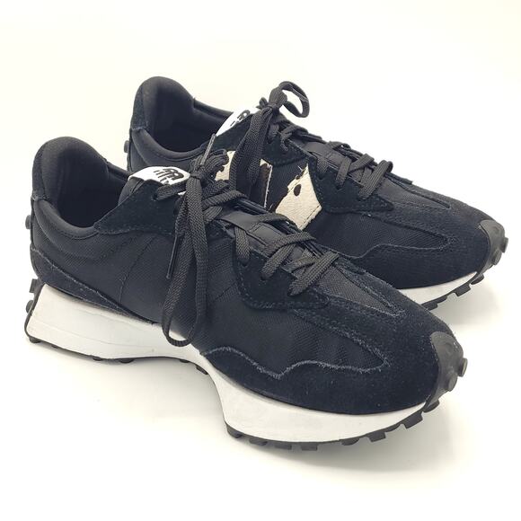 New Balance 327 Animal Pack Running Cow Print black white women's size 10 - Picture 3 of 9